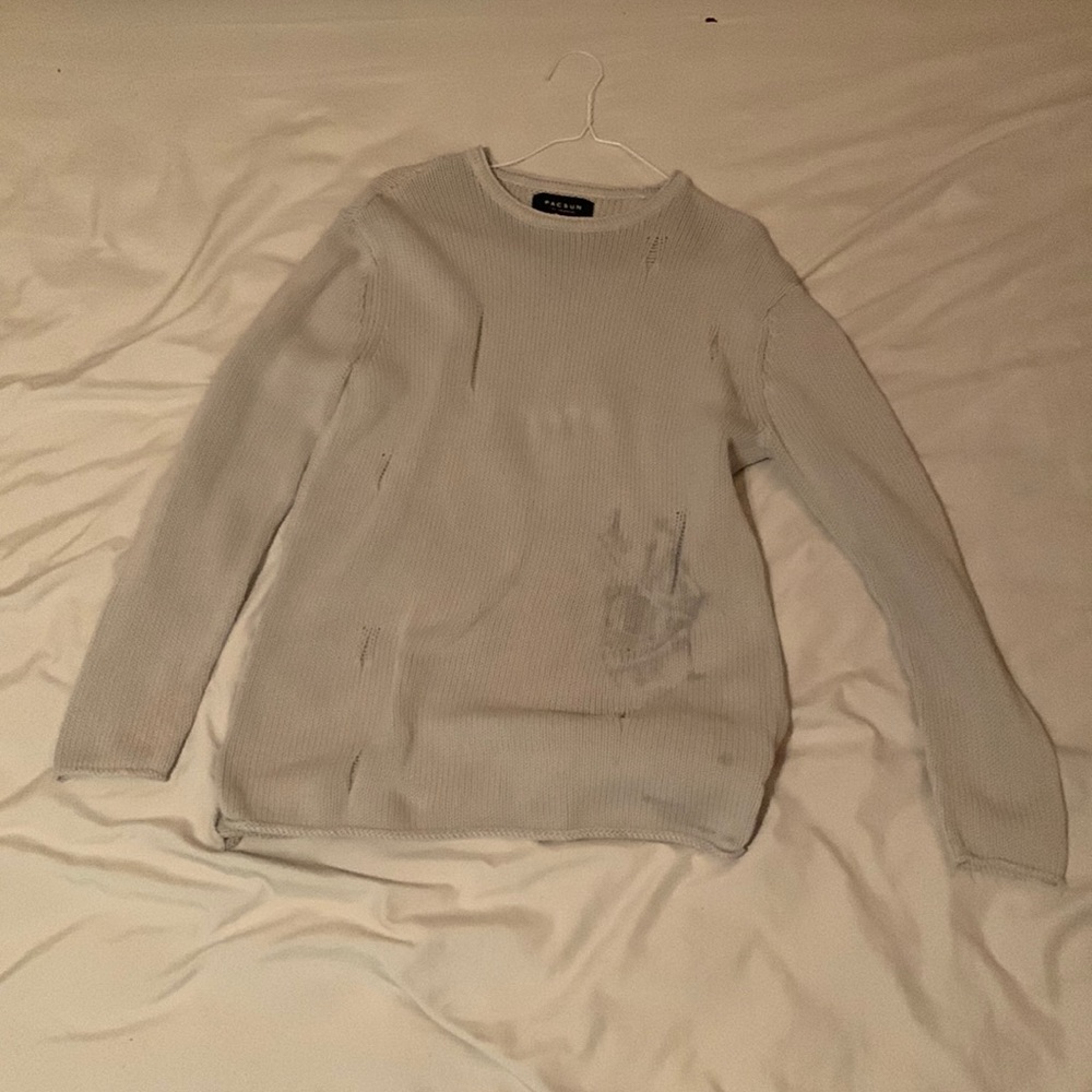 Distress pacsun sweater
